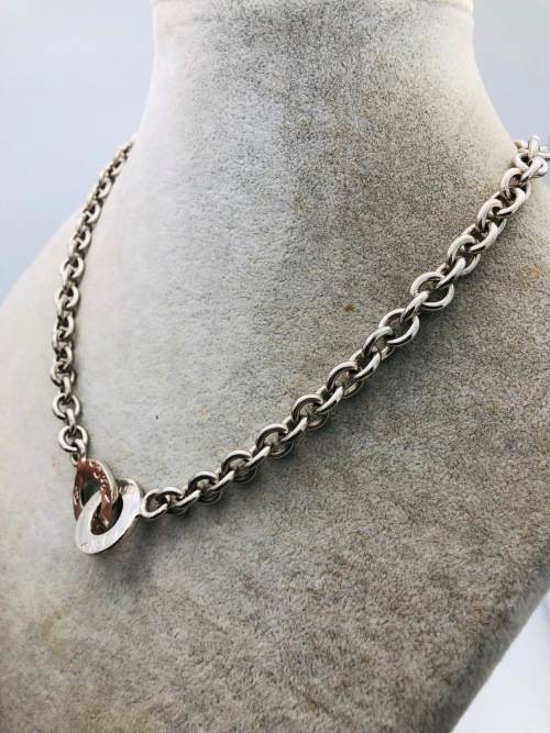 *TIFFANY & CO SILVER STATEMENT NECKLACE* R1 SALE