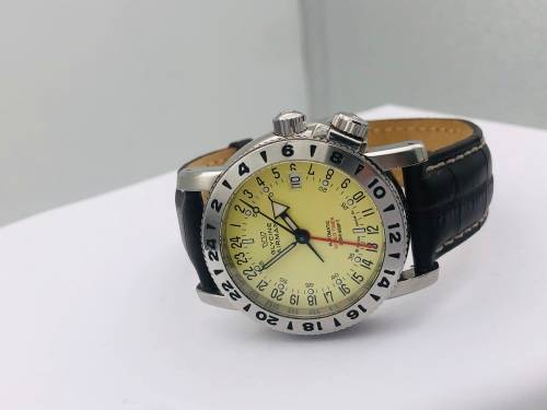 *GLYCINE AIRMAN AUTOMATIC WORLD TIMER* RETAIL R39 000!