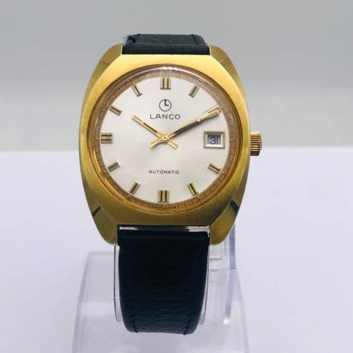 *LANCO AUTOMATIC DATE MENS WATCH* R1 BIDS!!!