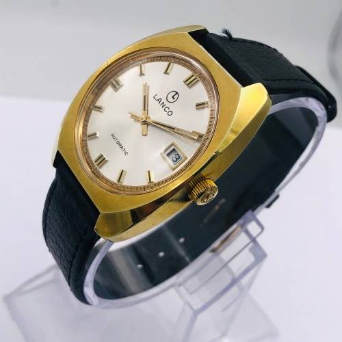 *LANCO AUTOMATIC DATE MENS WATCH* R1 BIDS!!!