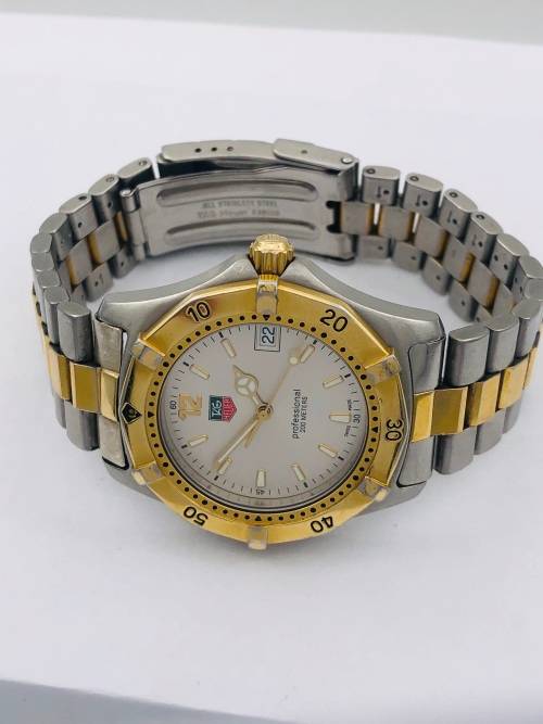 *TAG HEUER PROFESSIONAL TWO-TONE* MINT CONDITION!