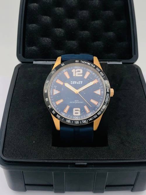 *NEW SOVIET MENS SPORTS WATCH* ROSE GOLD TONE!