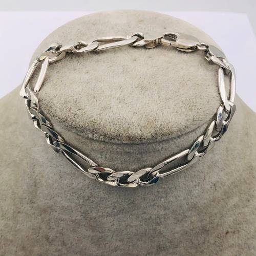 *ITALIAN MENS SILVER HANDCHAIN* BID FROM R1!