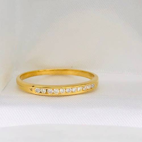 *18CT GOLD DIAMOND ETERNITY RING* 0.10CT OF DIAMONDS!