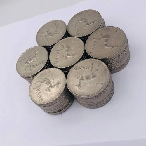 *20 X OLD SA COLLECTORS R1 COINS*BID PER 10!!!