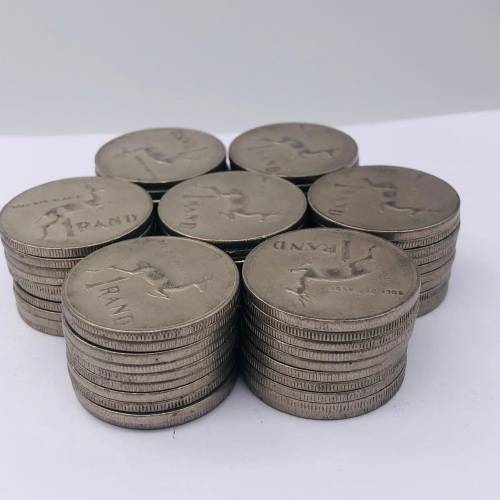 *20 X OLD SA COLLECTORS R1 COINS*BID PER 10!!!