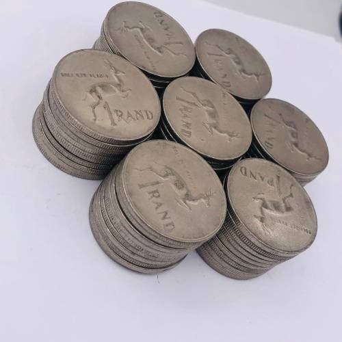 *20 X OLD SA COLLECTORS R1 COINS*BID PER 10!!!
