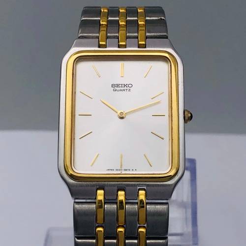 *SEIKO QUARTZ  LADIES TWO-TONE WATCH* R1 BIDS