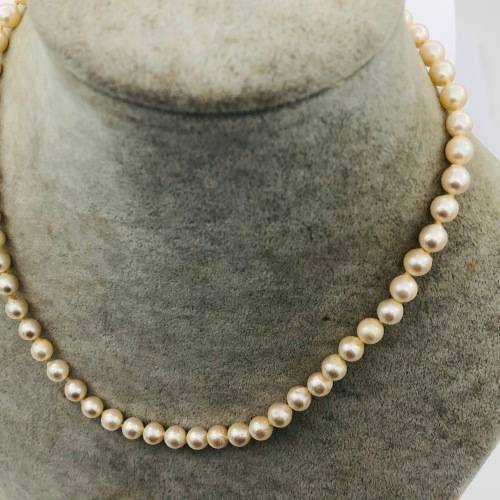 *NATURAL PEARL NECKLACE* SALTWATER PEARLS!