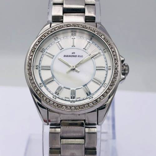 *DIAMOND HILL DIAMOND BEZEL SWISS WATCH* R1 BIDS!