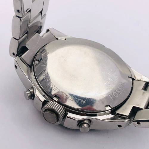 *FOSSIL MENS BLACK CHRONO WATCH* R1 BIDS!