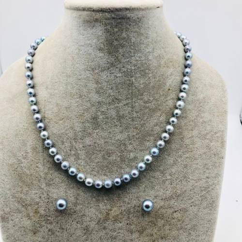 *SHANGHAI PEARL NECKLACE & EARRING SET!* STUNNING INVESTMENT!