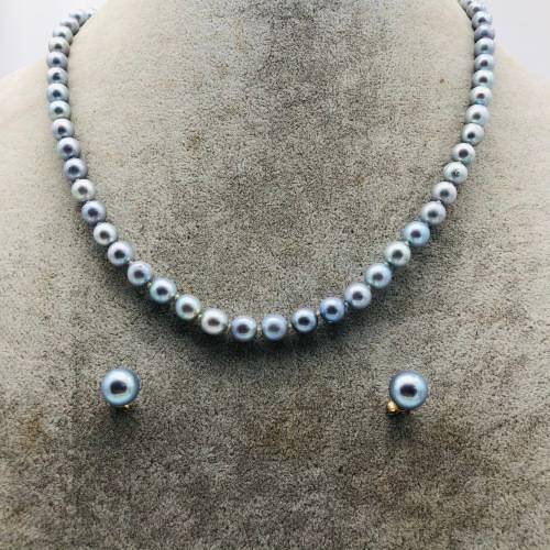 *SHANGHAI PEARL NECKLACE & EARRING SET!* STUNNING INVESTMENT!