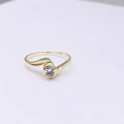 *SOLID GOLD DIAMOND CYCLOPS RING* R1 BIDS