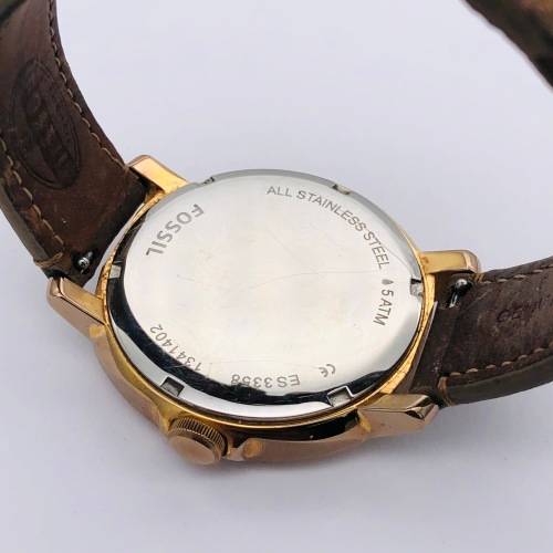 *FOSSIL DIAMANTE ROSE GOLD DRESS WATCH* R1 BIDS!