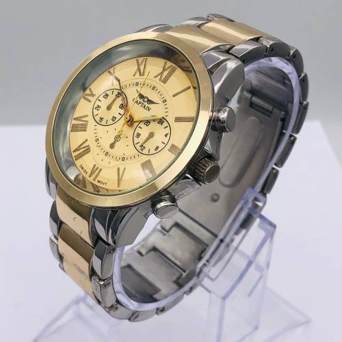 *CAPTAIN SWISS MADE TWO-TONE WATCH* R1 BIDS
