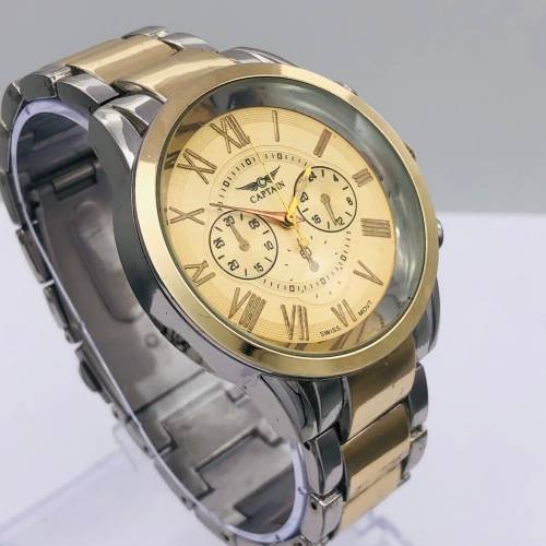 *CAPTAIN SWISS MADE TWO-TONE WATCH* R1 BIDS