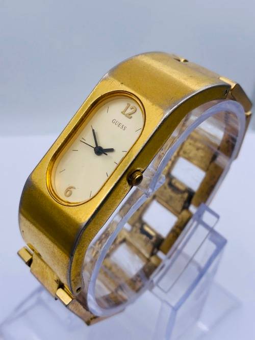 *GUESS LADIES GOLD DRESS WATCH* R1 BIDS!