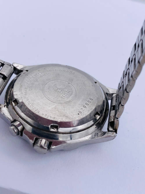 *SEIKO KINETIC SQ50 STEEL WATCH* R1 BIDS