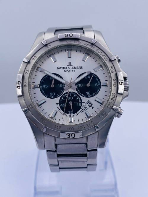 *JACQUES LEMANS SPORTS CHRONOGRAPH MENS WATCH* R1 BIDS