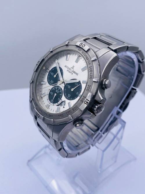 *JACQUES LEMANS SPORTS CHRONOGRAPH MENS WATCH* R1 BIDS