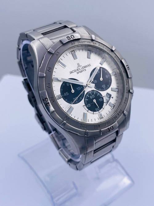 *JACQUES LEMANS SPORTS CHRONOGRAPH MENS WATCH* R1 BIDS