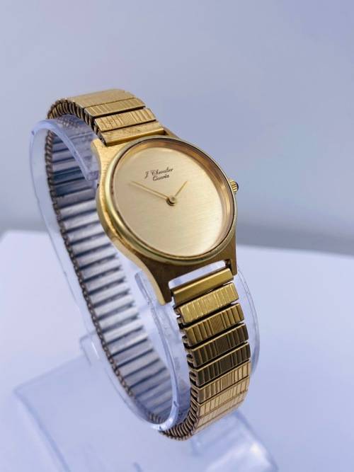 *J.CHEVALIER SWISS LADIES GOLD WATCH*R1 BIDS