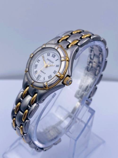 *JAGUAR TWO-TONE LADIES SWISS WATCH* R1 BIDS