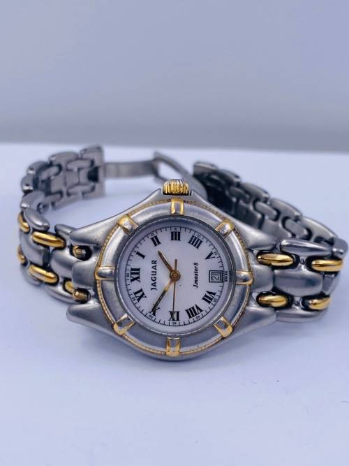 *JAGUAR TWO-TONE LADIES SWISS WATCH* R1 BIDS