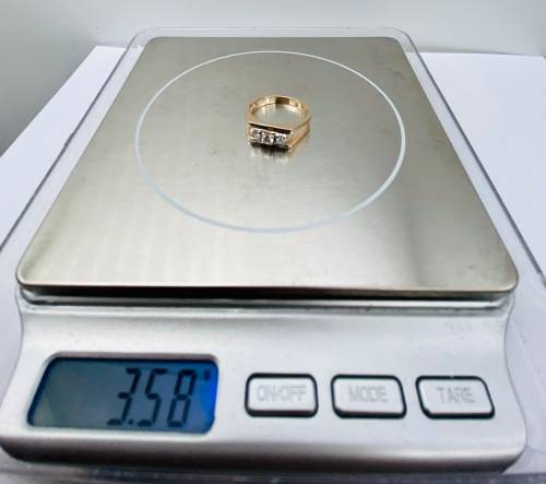 *0.20CT ROSE GOLD VS DIAMOND TRINITY RING* R1 BIDS!