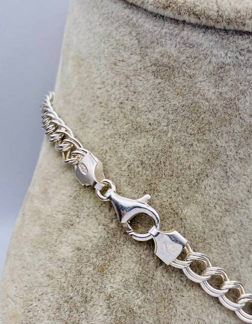 *SOLID SILVER DUAL CHAIN NECKLACE* R1 BIDS!