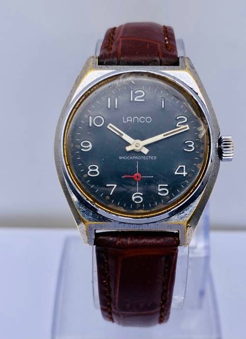 *LANCO SHOCKPROTECT VINTAGE SWISS WATCH* R1 BIDS!!!