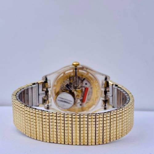 *SWATCH GOLD MENS DRESS WATCH* R1 BIDS!