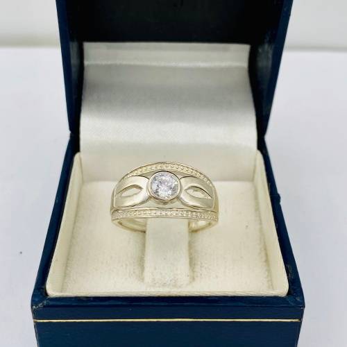 *SOLID SILVER CYCLOPS INFINITY RING* R1 BIDS!!!