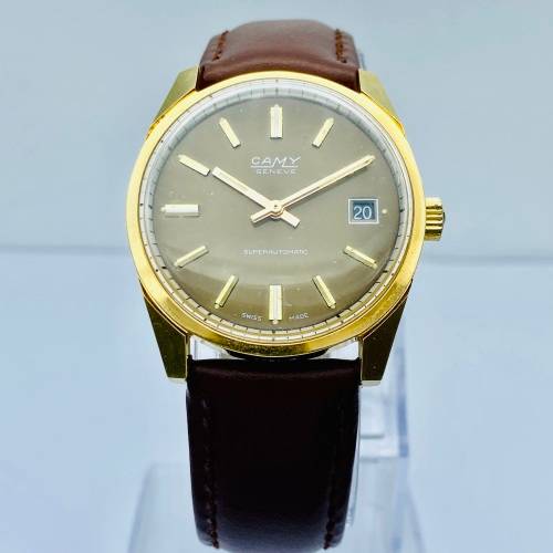 *CAMY GENEVE SUPERAUTOMATIC DATE WATCH* NEW OLD STOCK!