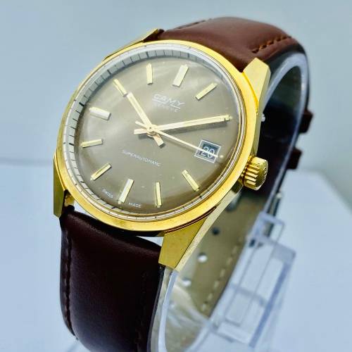 *CAMY GENEVE SUPERAUTOMATIC DATE WATCH* NEW OLD STOCK!