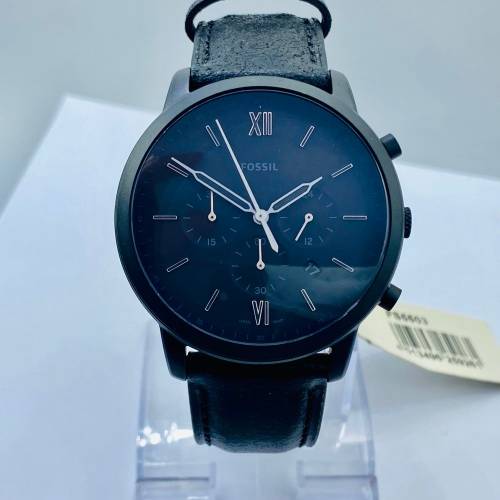 *FOSSIL NEUTRA BLACK CHRONOGRAPH MENS WATCH* R1 BIDS!!!