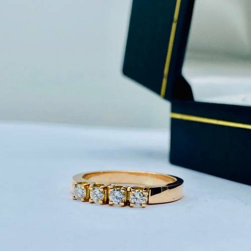 *0.30CT ROSE GOLD DIAMOND ETERNITY RING* R1 BIDS!!!