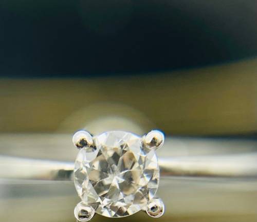 *WHITE GOLD DIAMOND SOLITAIRE RING* 0.30CT DIAMOND!