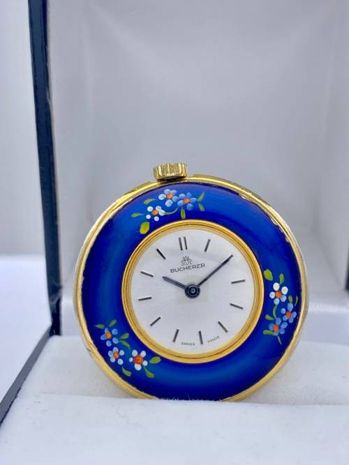 *BUCHERER SWISS LADIES GOLD POCKETWATCH* R1 BIDS!!!