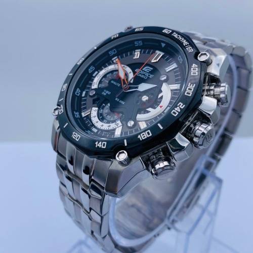*CASIO EDIFICE BLACK SPORT CHRONOGRAPH* R1 BIDS!