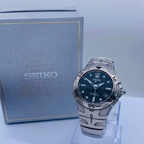 *BEAUTIFUL SEIKO KINETIC AUTO RELAY MENS WATCH* R1 BIDS!