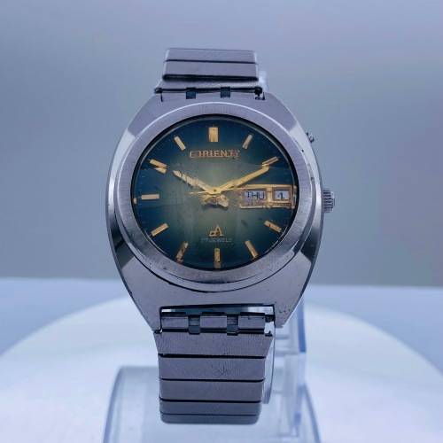 *ORIENT 17 JEWELS VINTAGE COLLECTORS MENS DAY-DATE WATCH* R1 BIDS!