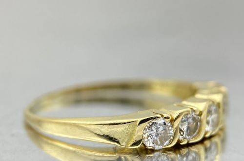 *DAZZLING 0.50CT DIAMOND ETERNITY RING* 18K GOLD!