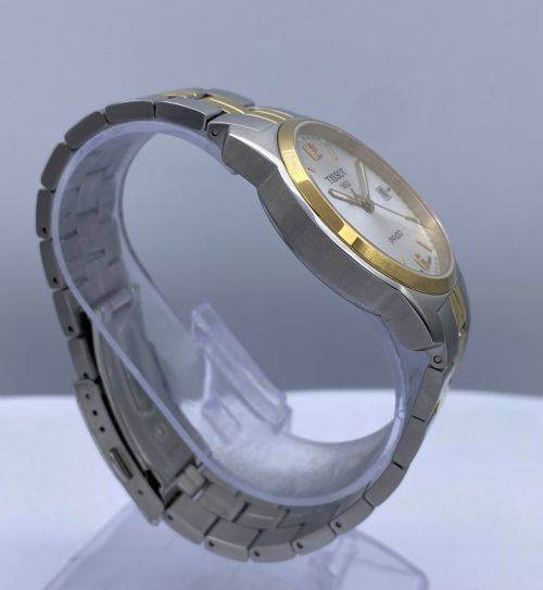 *TISSOT PR100 TWO-TONE STEEL MENS WATCH* R1 BIDS!
