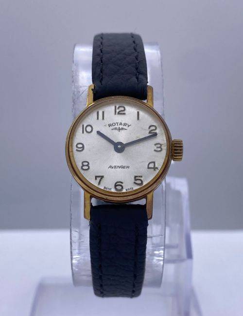 *ROTARY AVENGER SWISS GOLD LADIES DRESS WATCH* R1 BIDS