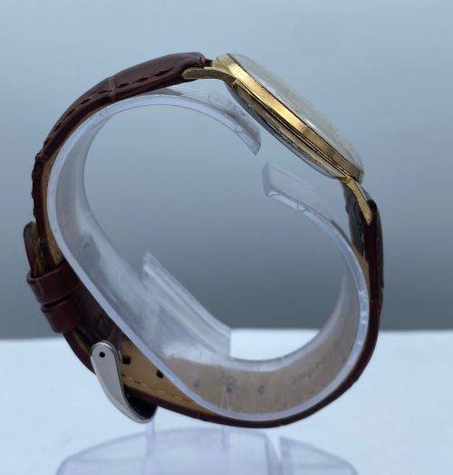 SWISS CORNAVIN 17 RUBIES MENS GOLD DRESS WATCH R1 BIDS!