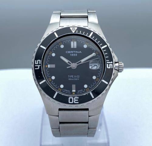 ***BEAUTIFUL CERTINA TYPE X-02 DIVERS MENS WATCH*** R1 BIDS!