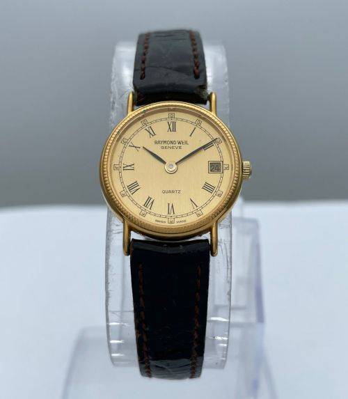 ***RAYMOND WEIL GENEVE SWISS LADIES GOLD DRESS WATCH*** R1 BIDS