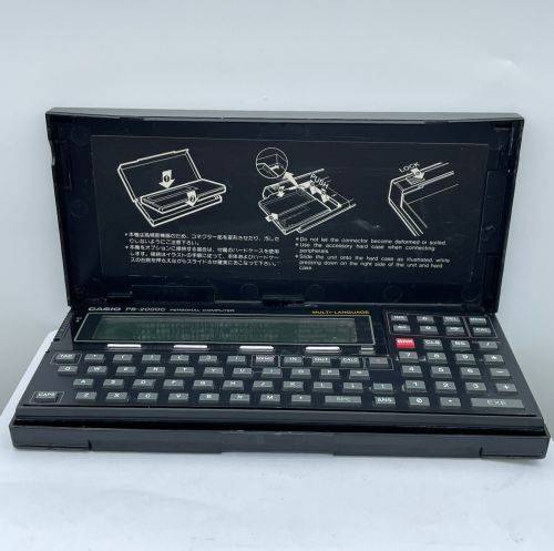 ***VINTAGE COLLECTORS CASIO PB-2000C POCKET COMPUTER* R1 BIDS